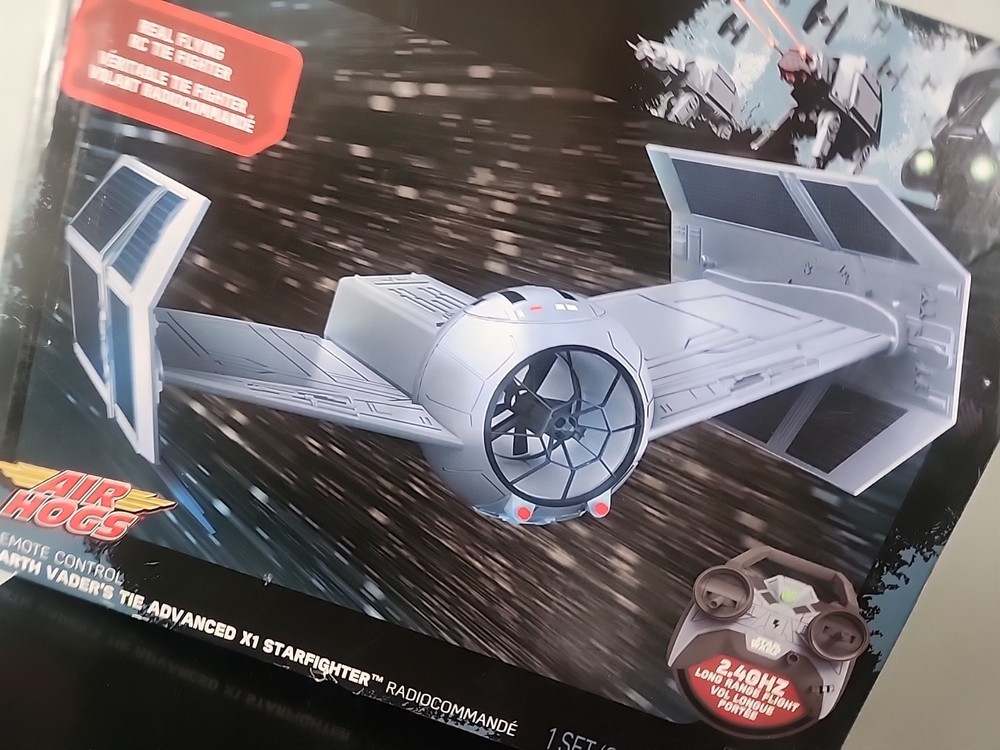 NEW Star Wars Darth Vader TIE Advanced X1 RC Drone Air Hogs Remote Control...