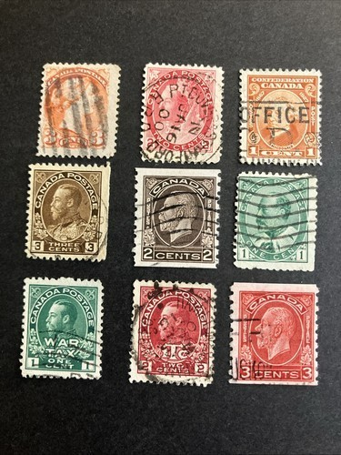 Canada stamp lot collection-SEE DESCRIPTION FOR DETAILS