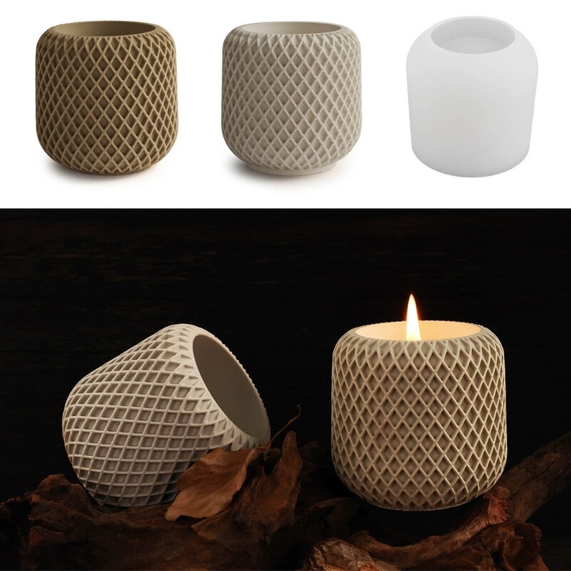 DIY Cup Mold Irregular Ceramic Molds Flower Pots Storage Box Silicone