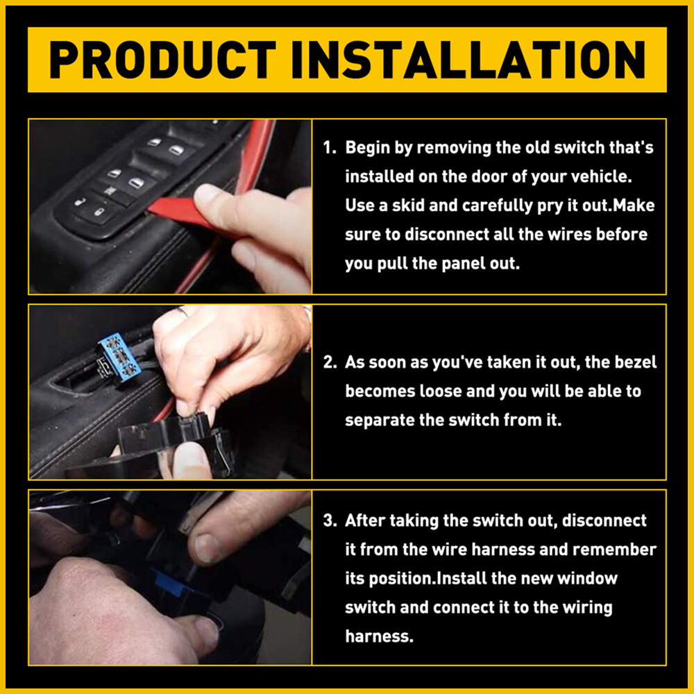 Driver Side Window Door Switch Panel Control For 68262253AA 2015-19 Chrysler 300