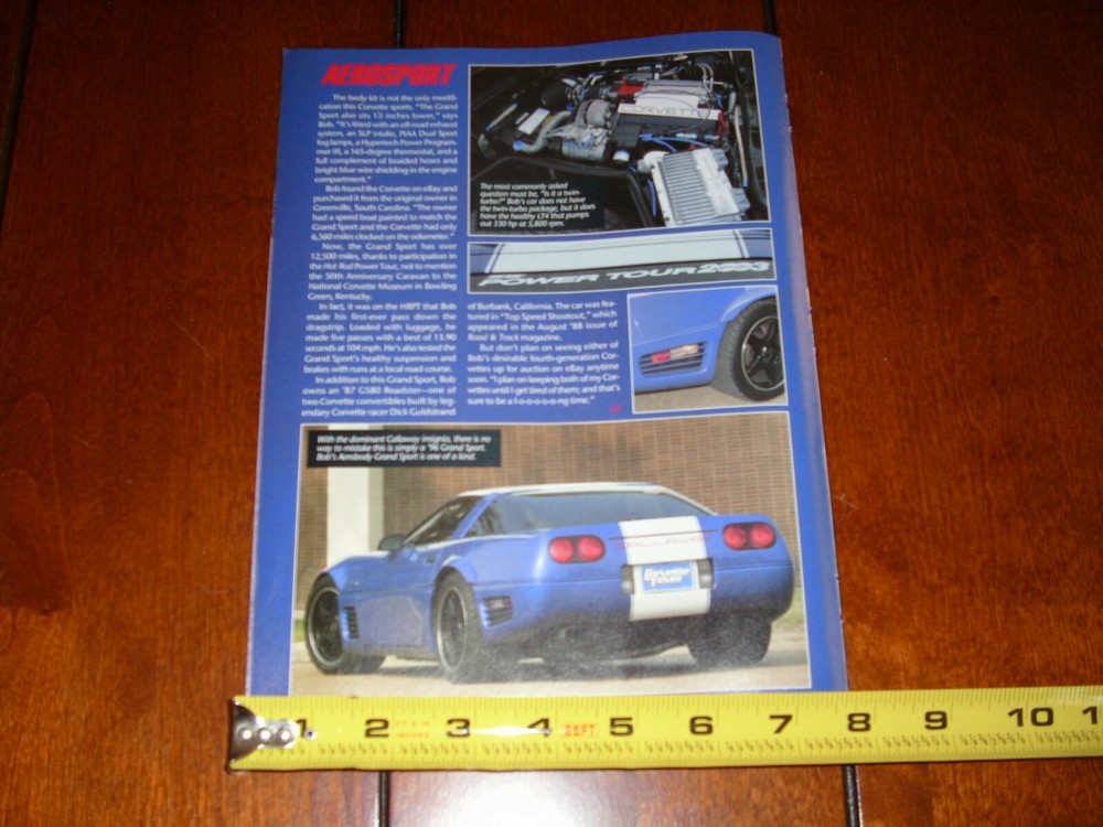 1996 CORVETTE GRAND SPORT ORIGINAL 2003 ARTICLE