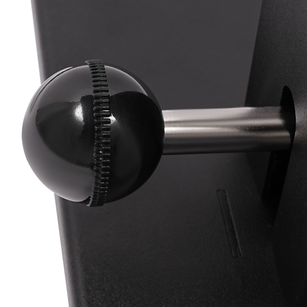 Adjustable 25.5?? Rolling Podium Desk Standing Lifting Computer Desk Black