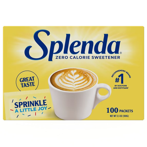 Splenda Zero Calorie Sweetener, Sugar Substitute Packets - 100CT...,