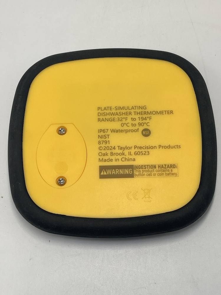 Taylor Precision 8791 Digital Dishwasher Thermometer