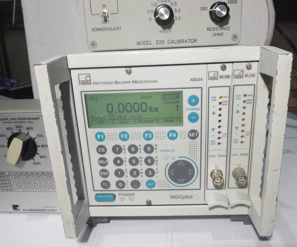 HBM MGCplus with two ML30B measurement cards
