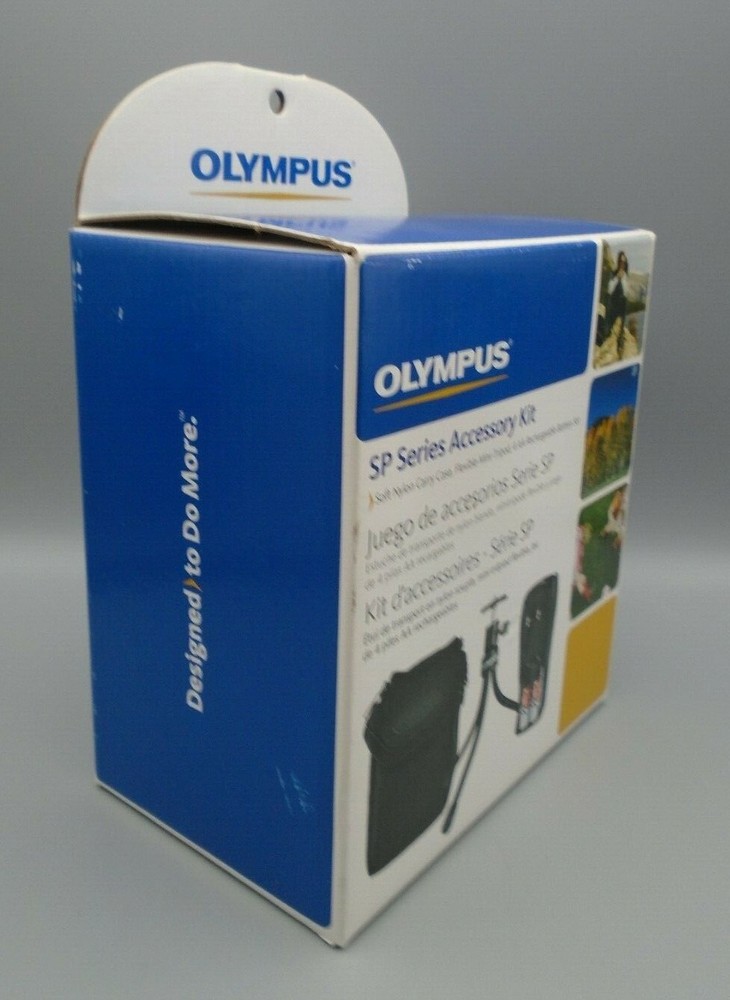 Olympus SP Series Accessory Kit Case Mini-Tripod & 4 AA Rechargeable Battery Set