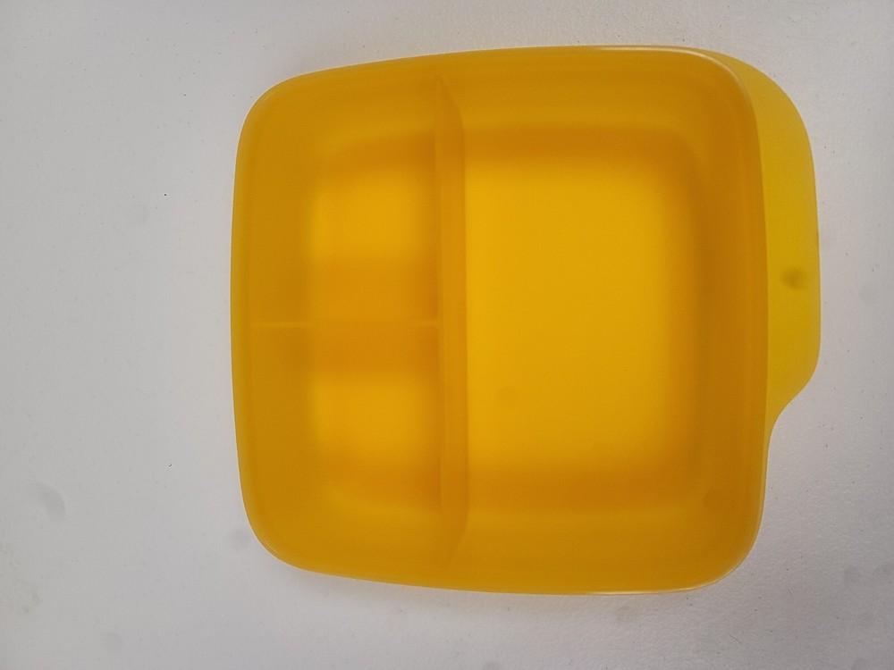 NEW Tupperware Lunch Container Divided Orange