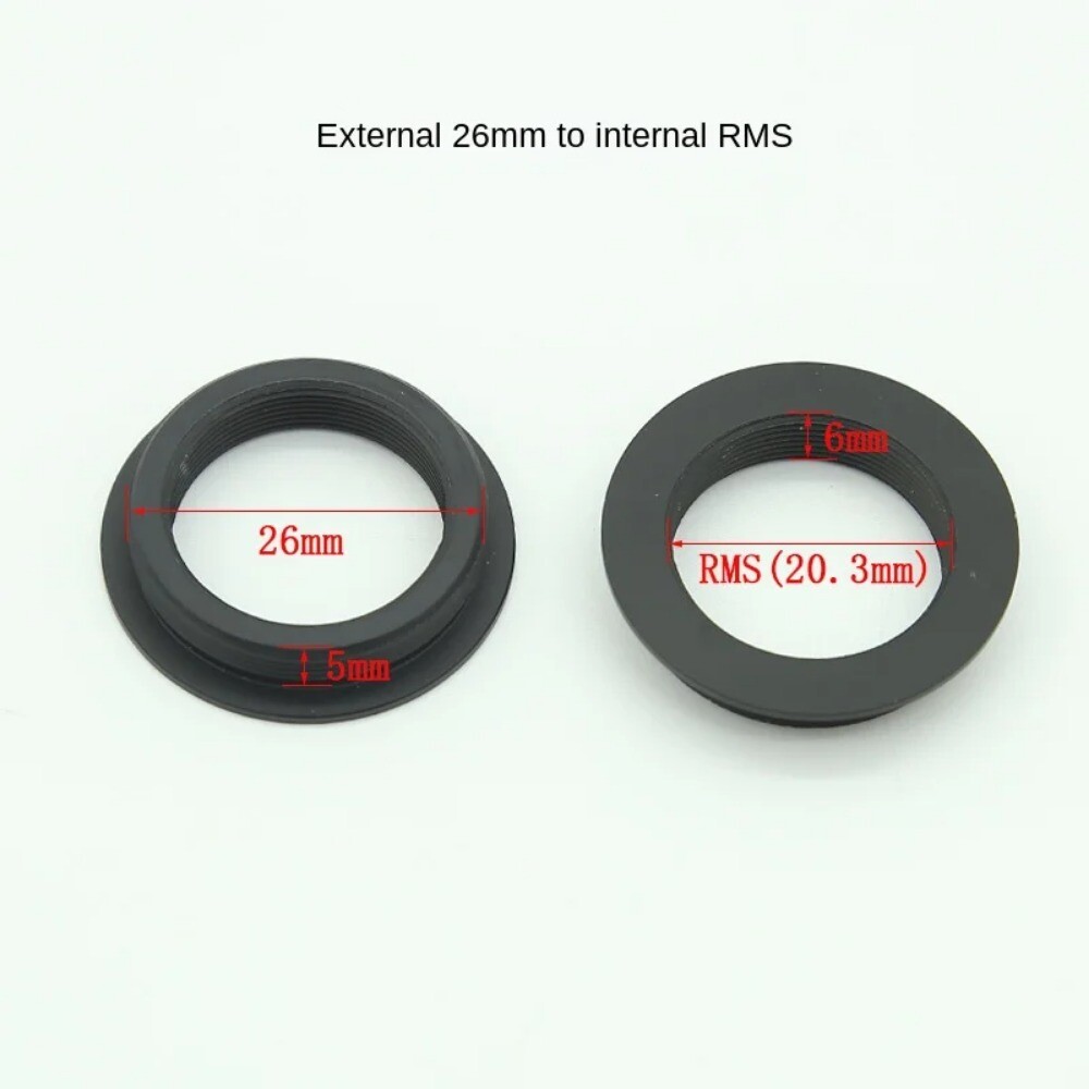 Microscope Accessories Microscope Objective Lens Adapter Ring M26 M27 M42 RMS