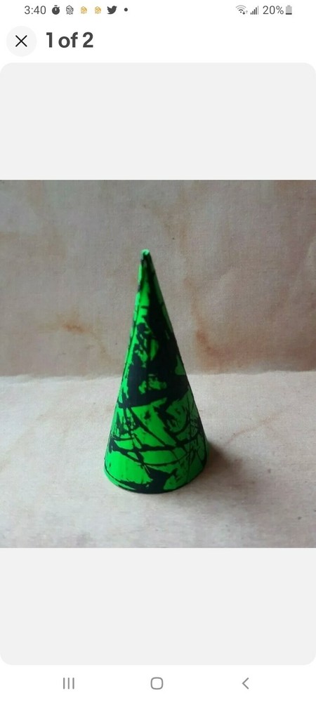 💥MARBLE/GRAFFITI💥 Pet Birthday hat for rats etc MULTIPLE COLORS AVAILABLE
