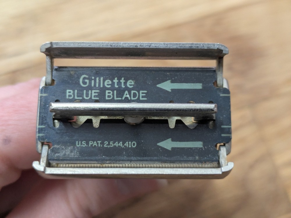 Vintage Gillette Super Speed Adjustable Safety Razor With Case