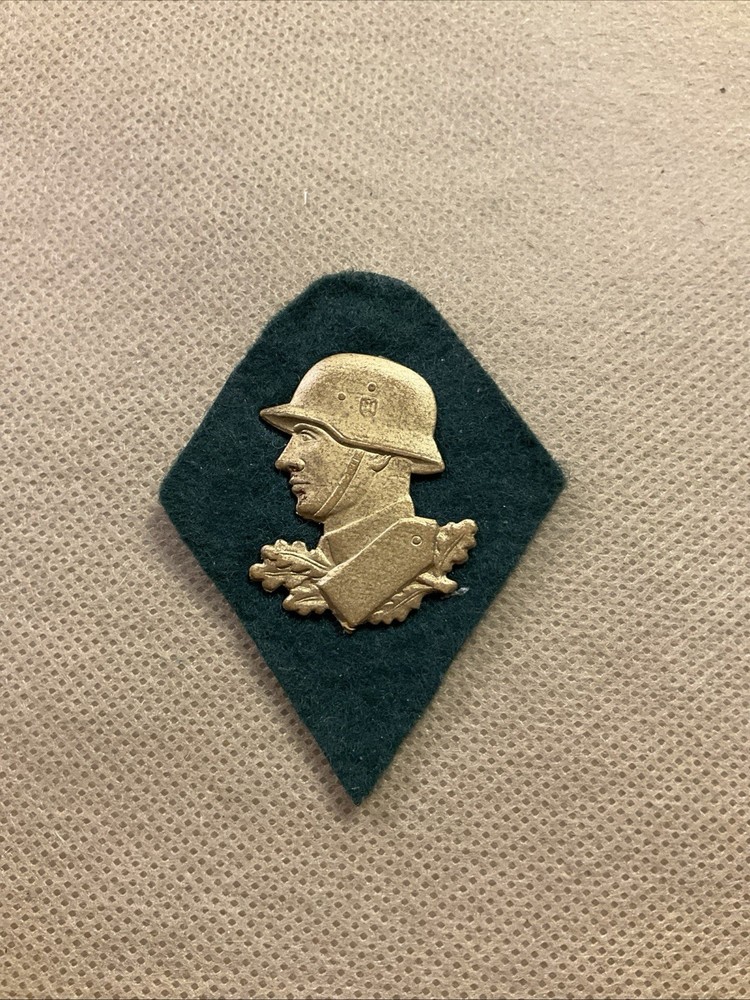 WWII German Soldier Head Tinnie Patch