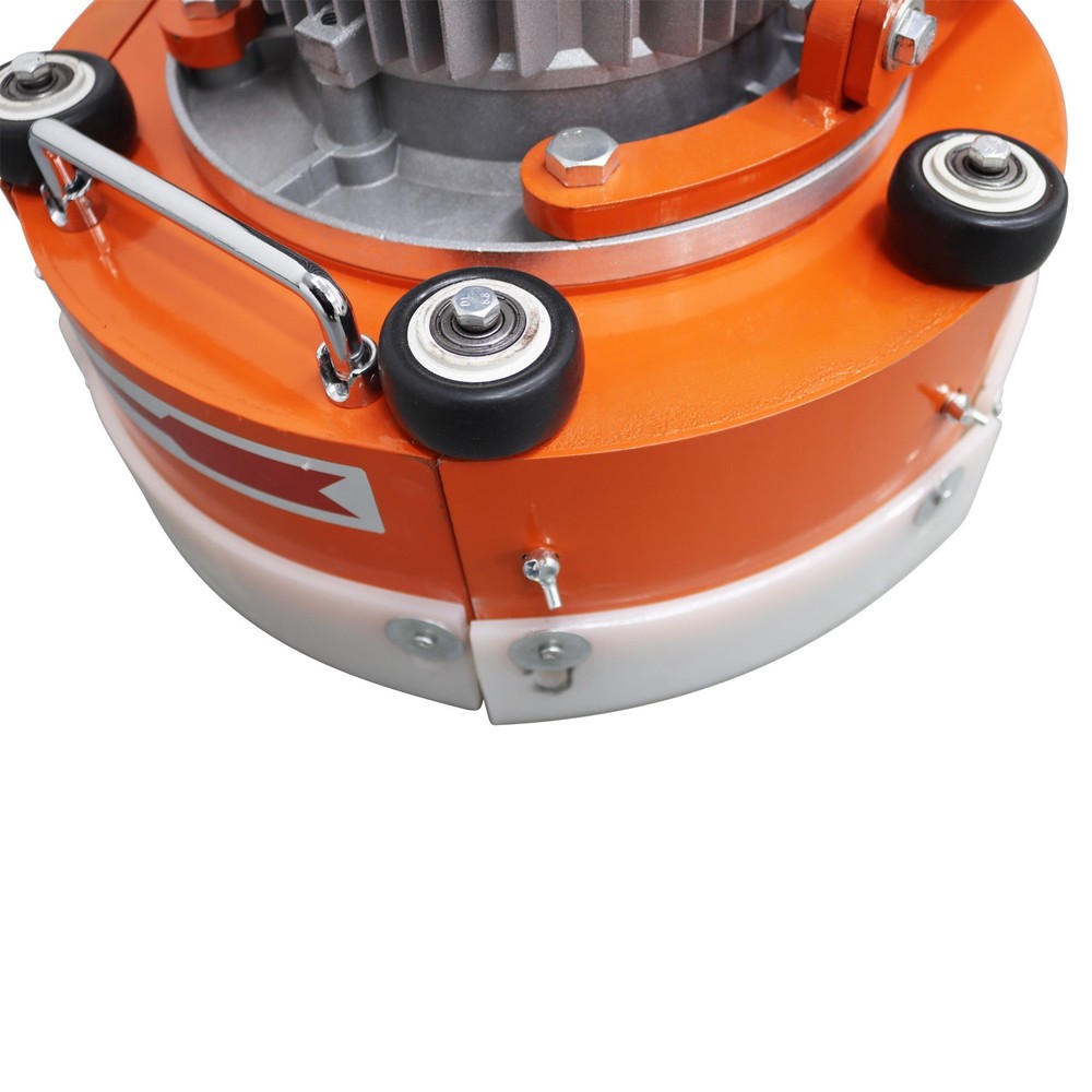 Floor Grinding Trimming Machine Foldable Arm 220V 3KW Width:330MM 3Grinding Head