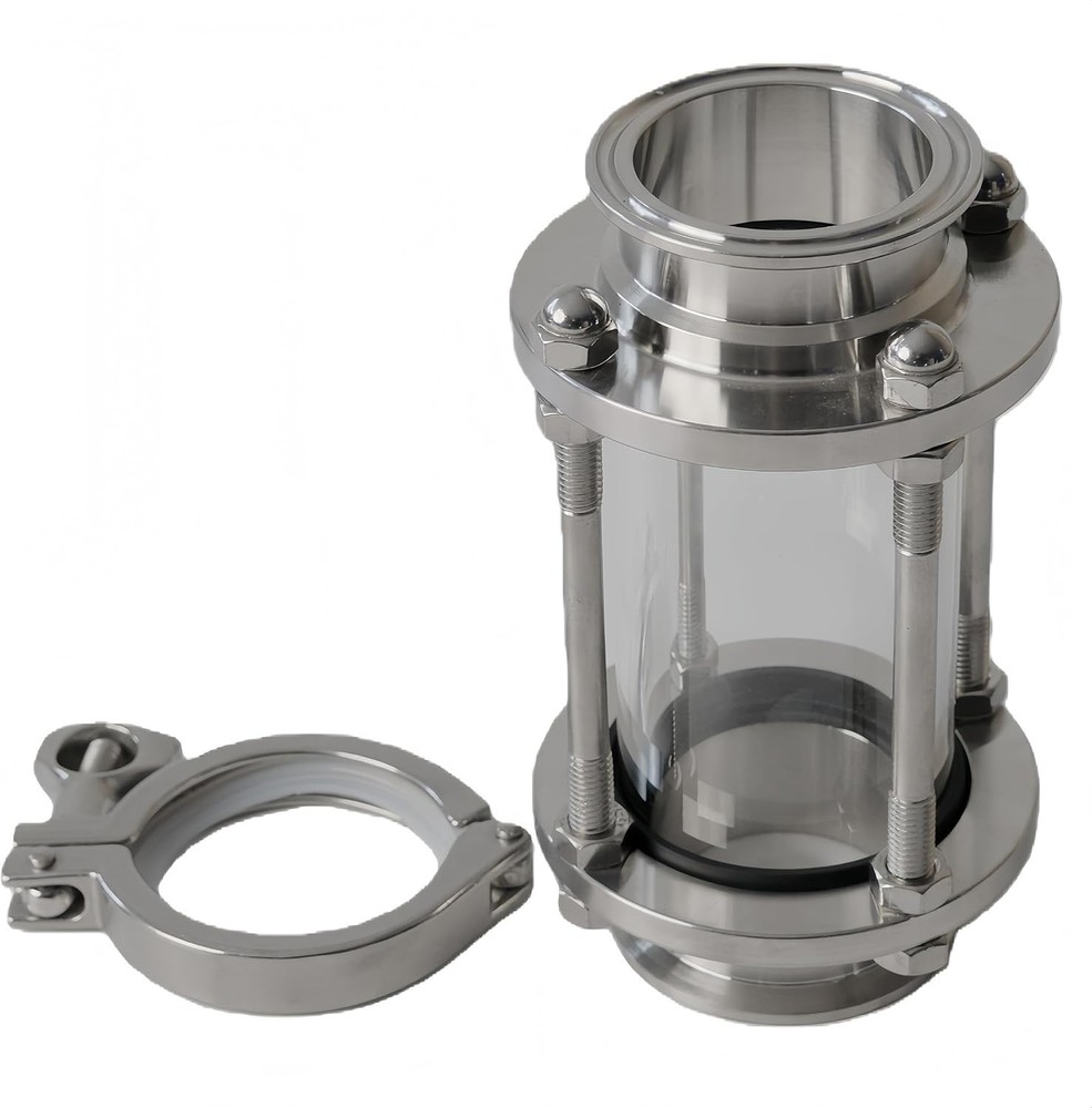 Stainless 2” Sight Glass Tri Clamp Brewing Distilling Pump Or Column Window