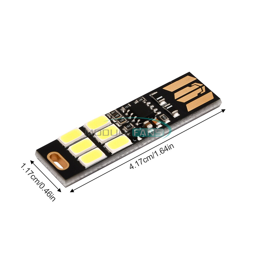 1/5/10pcs Portable Mini 5730 USB LED Light 5V Touch Sensor Dimmable Night Light