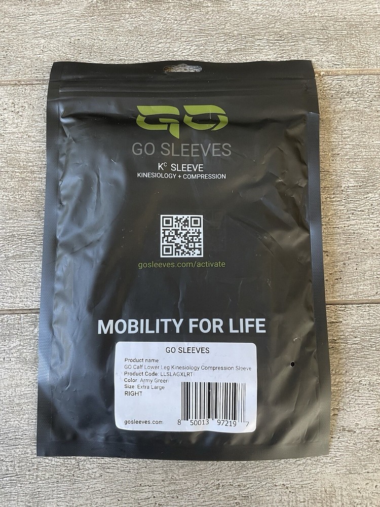 Go Sleeves Kinesiology Calf Compression Sleeve