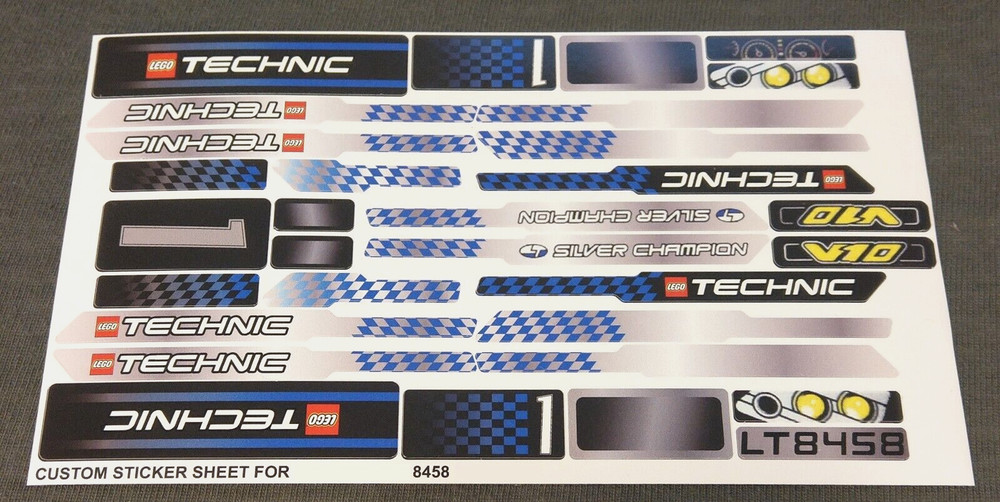 Custom Decal for 8458 Replacement Sticker 8458