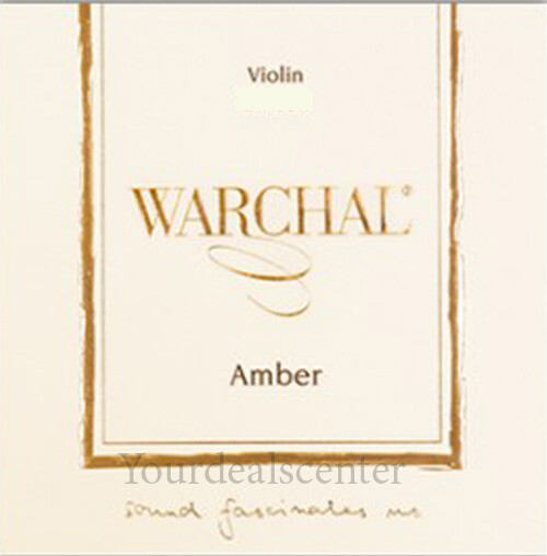 Warchal Amber Violin D String 4/4 Synthetic/Hydronalium-Silver