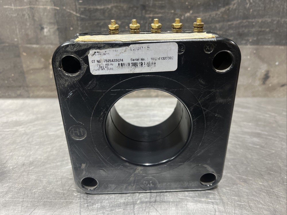 Abb NNB 7525A33G24 Current Transformers Solid Core 600V 50-400Hz Nos Surplus