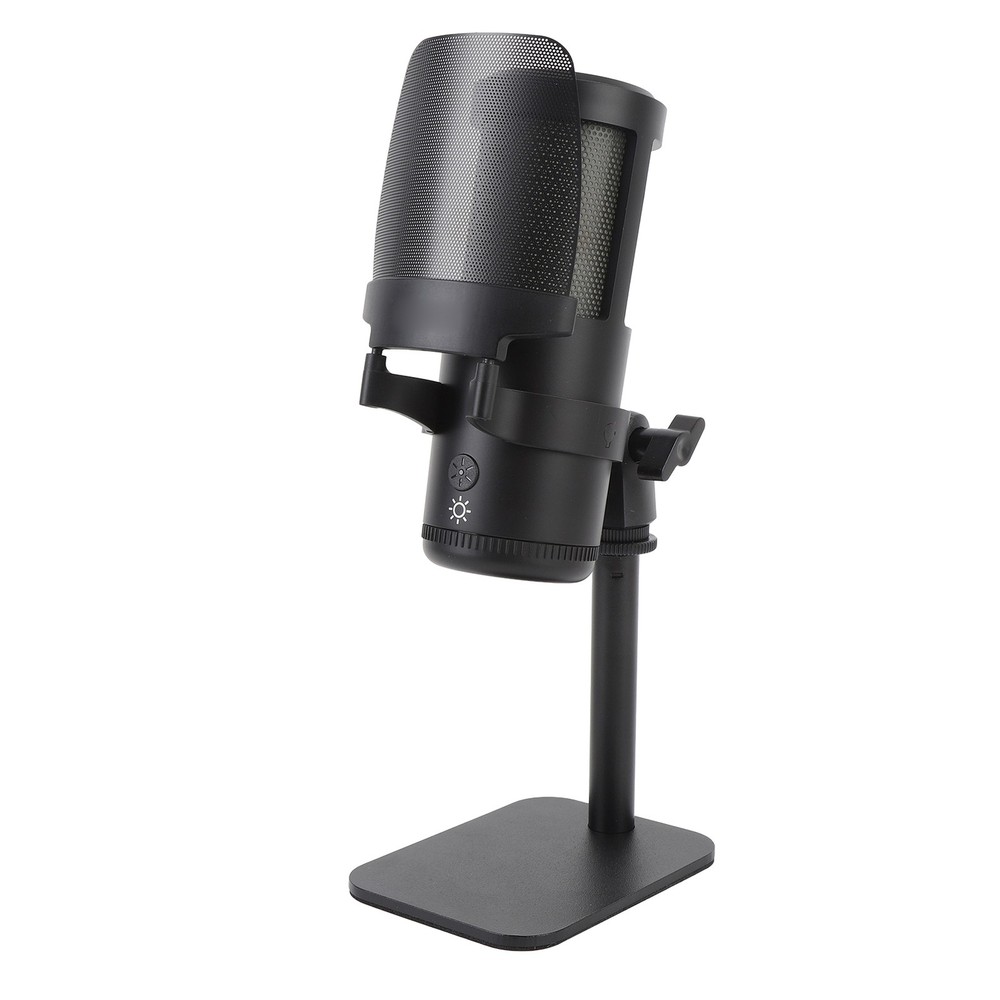 USB Microphone Type C Wired Plug And Play Computer Condenser Mic For Gaming Live