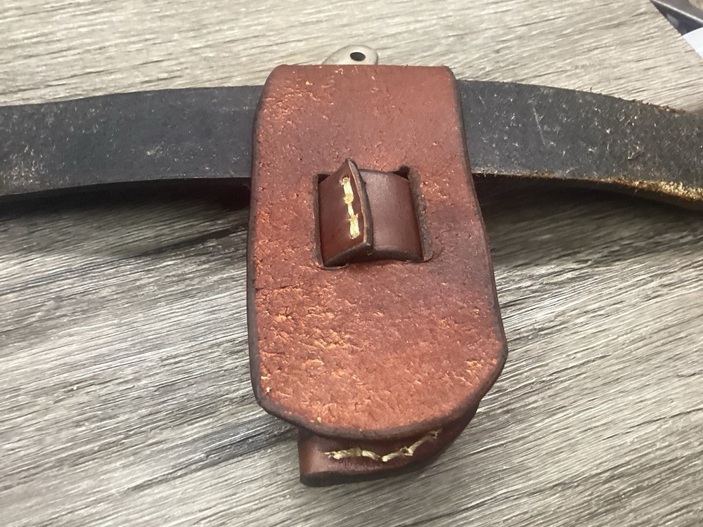 Leather Folding Knife Case Sheath Folding Hunter 5 1/4" Size (Sheath Only)