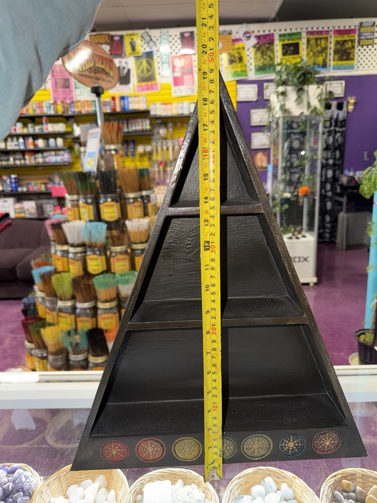 Chakra Wood Altar Shelf