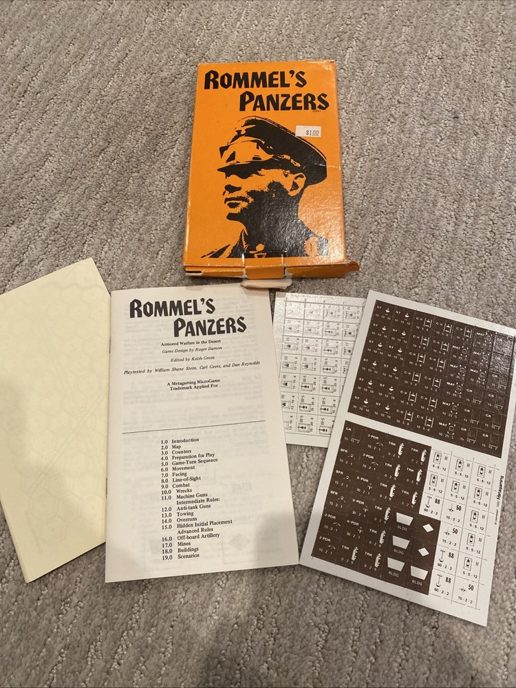 MetaGaming MicroHistory Rommel's Panzers Unpunched