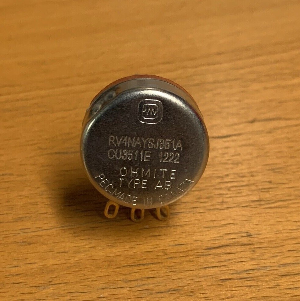 OHMITE CU3511E 2 WATT CARBON POT TYPE CU 10%