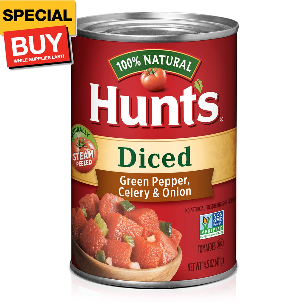 Diced Tomatoes with Green Pepper, Celery & Onion, 14.5 oz, 12 Pack