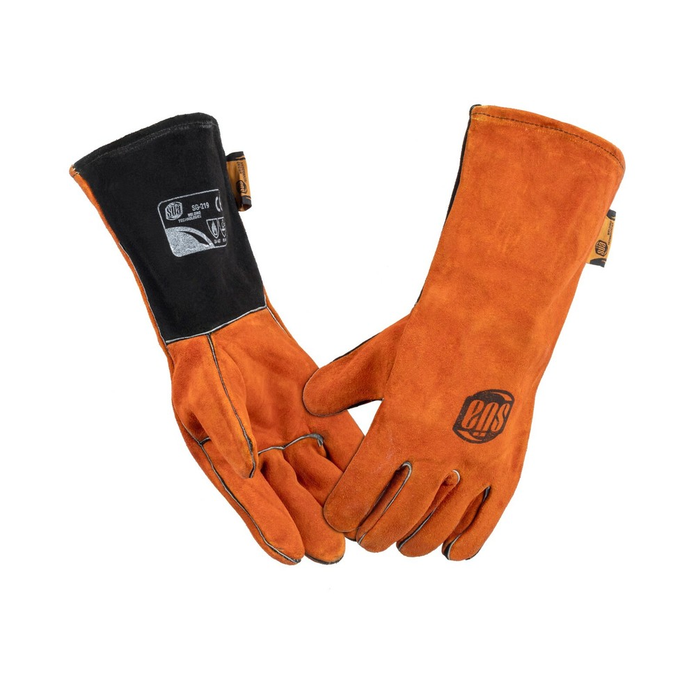 SÜA Split Leather Welding Gloves - Back Single Piece - Full Cotton Fleece Lining