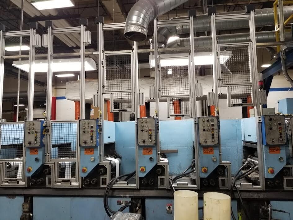 Webtron 1618 Printing Press - 5 color Inline Press