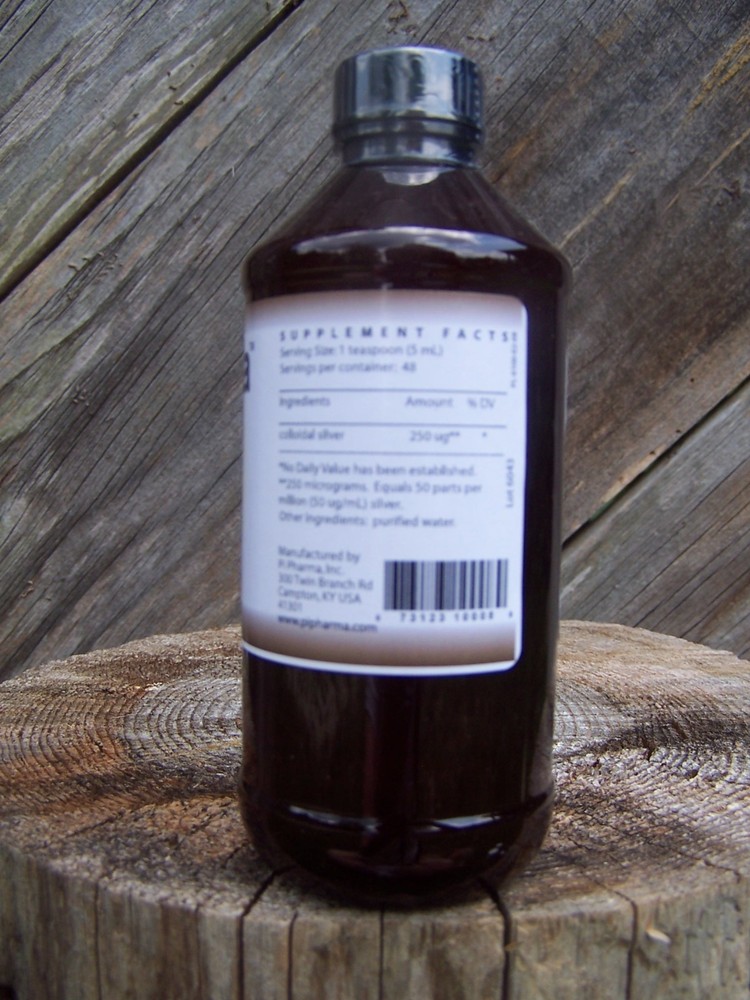 Nature's Extra Argentia Colloidal Silver 50 ppm Solution, 8 oz.