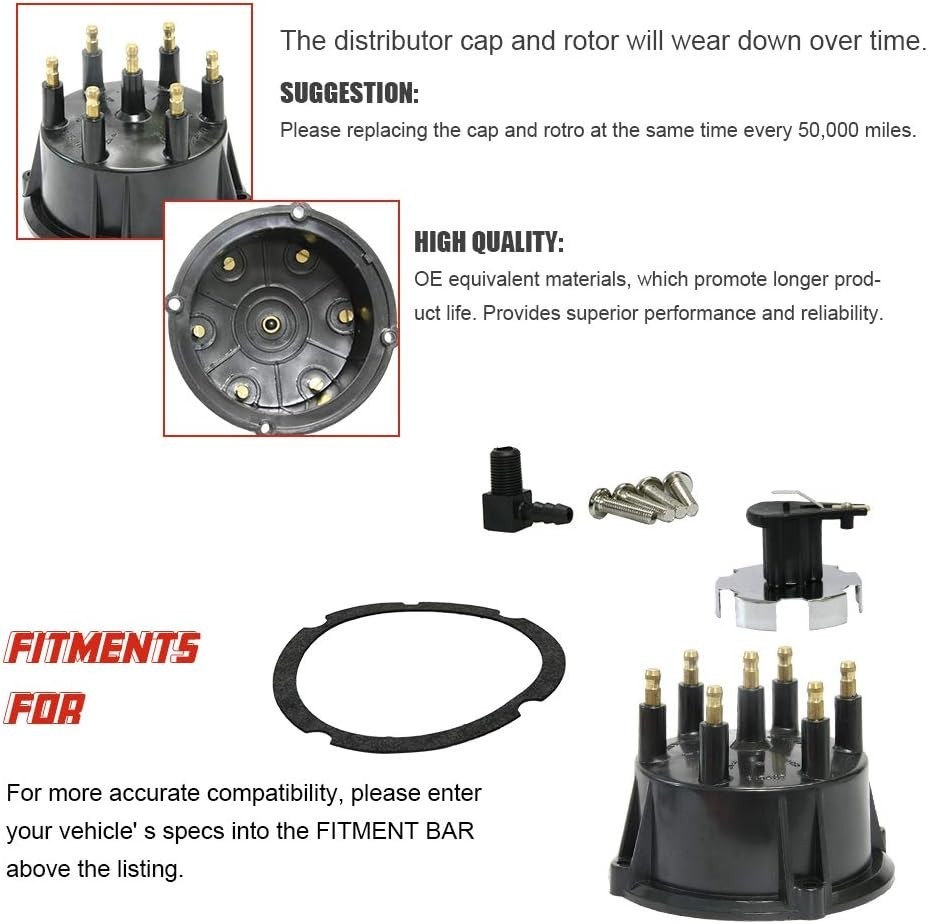 Direct Fit Distributor Cap for MerCruiser Thunderbolt IV & V - 1-