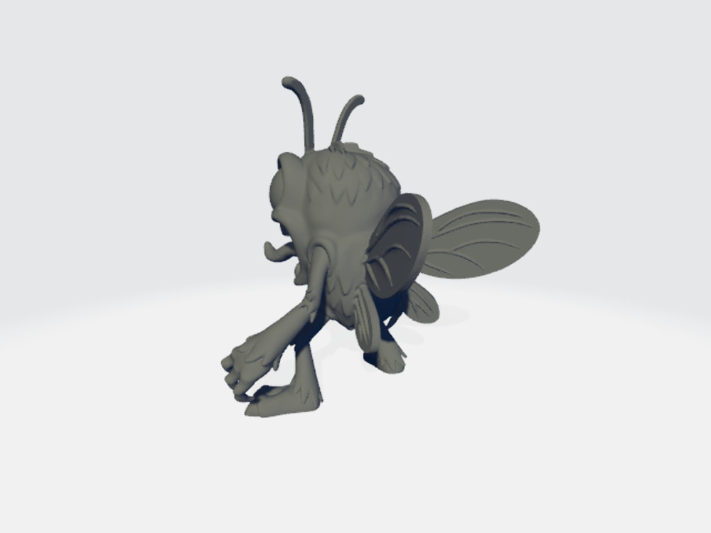 Chibi Flyman - Fly Monster - Bug Monster