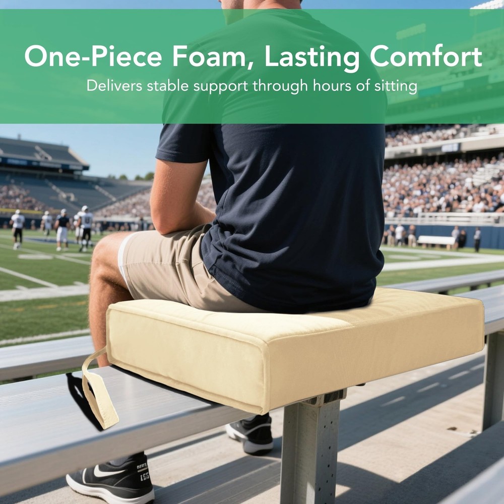 Codi 2 Pack Stadium Seat Cushion – 3'' Thick Waterproof Portable Bleacher