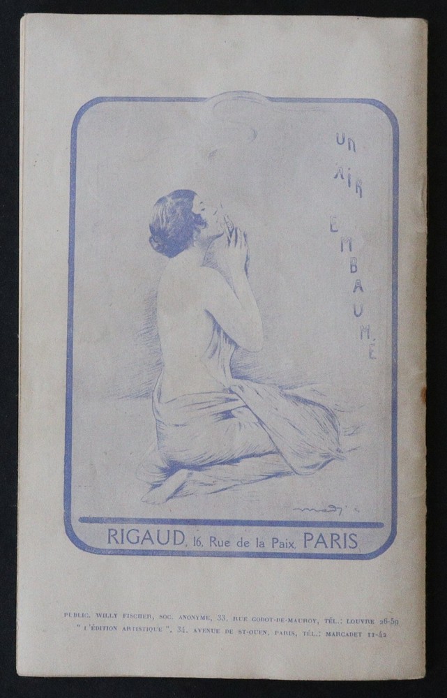 Program 1921 Theatre COMIC OPERA illustrator Barjansky Madame Butterfly