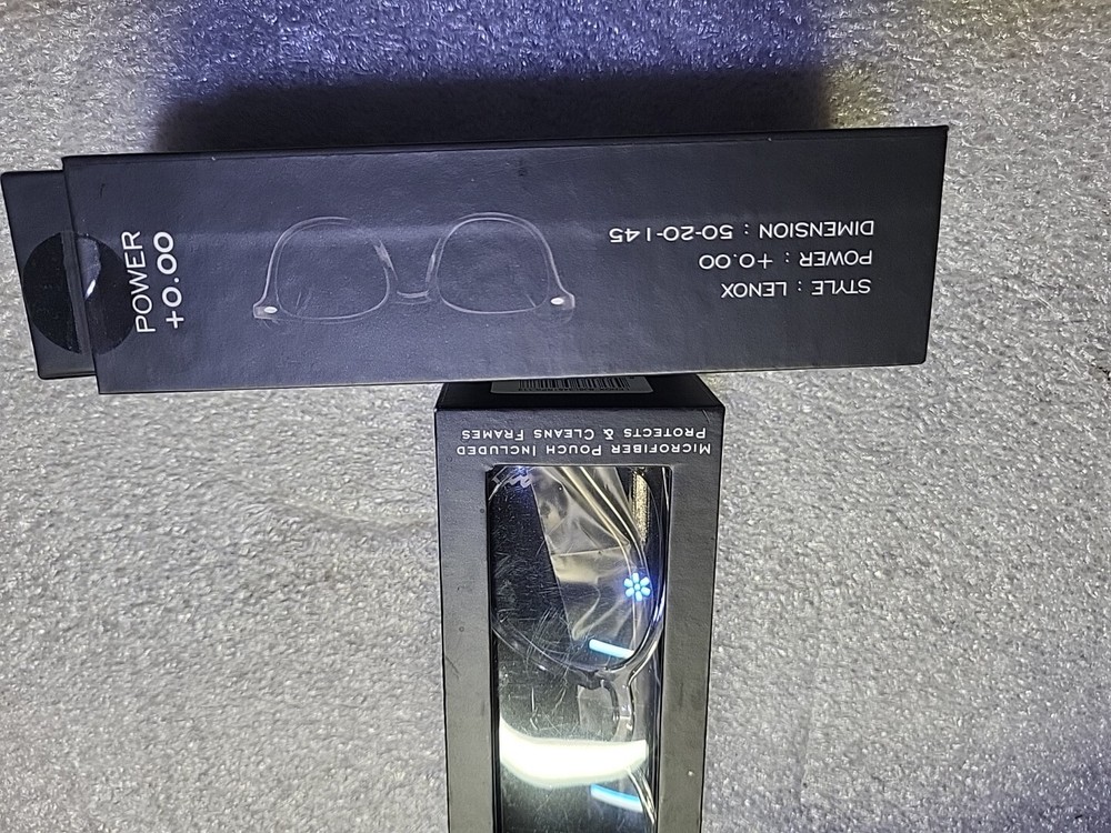 Blue Light Blocking Glasses SEAN JOHN Style Lenox, Clear. UV