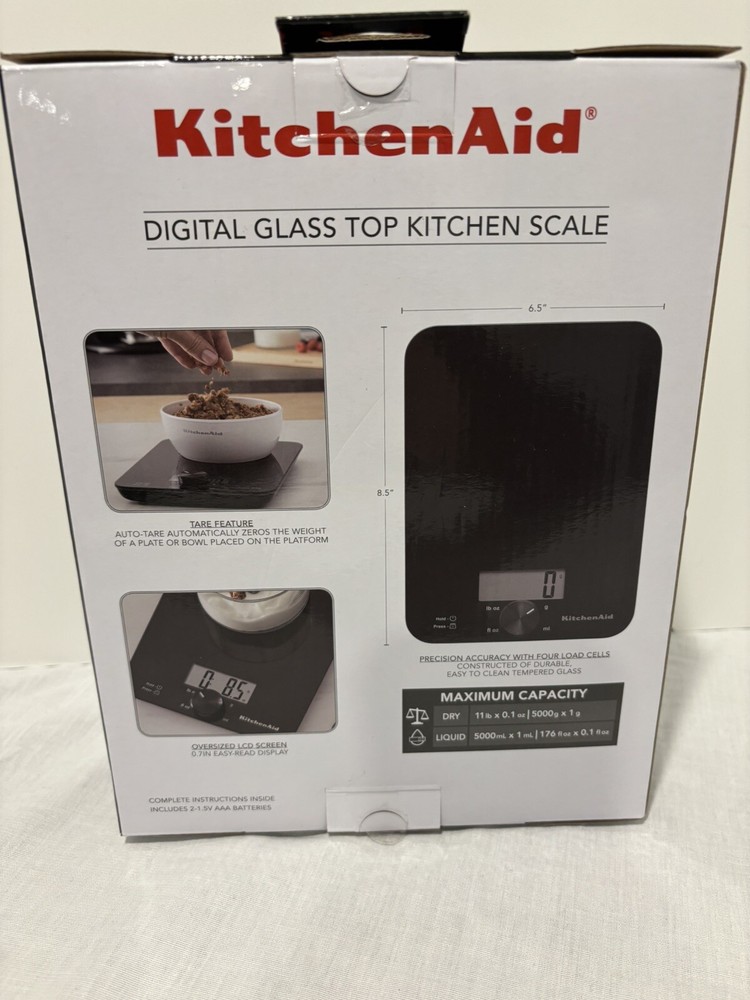 New KitchenAid 11lb Digital Kitchen Scale