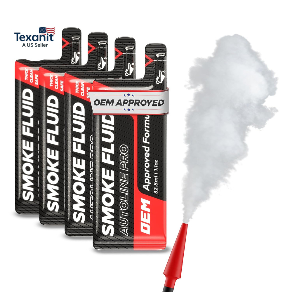 Automotive Smoke Machine 4.4Oz Fluid Solution - Starter Size | Thick Smoke | Cle