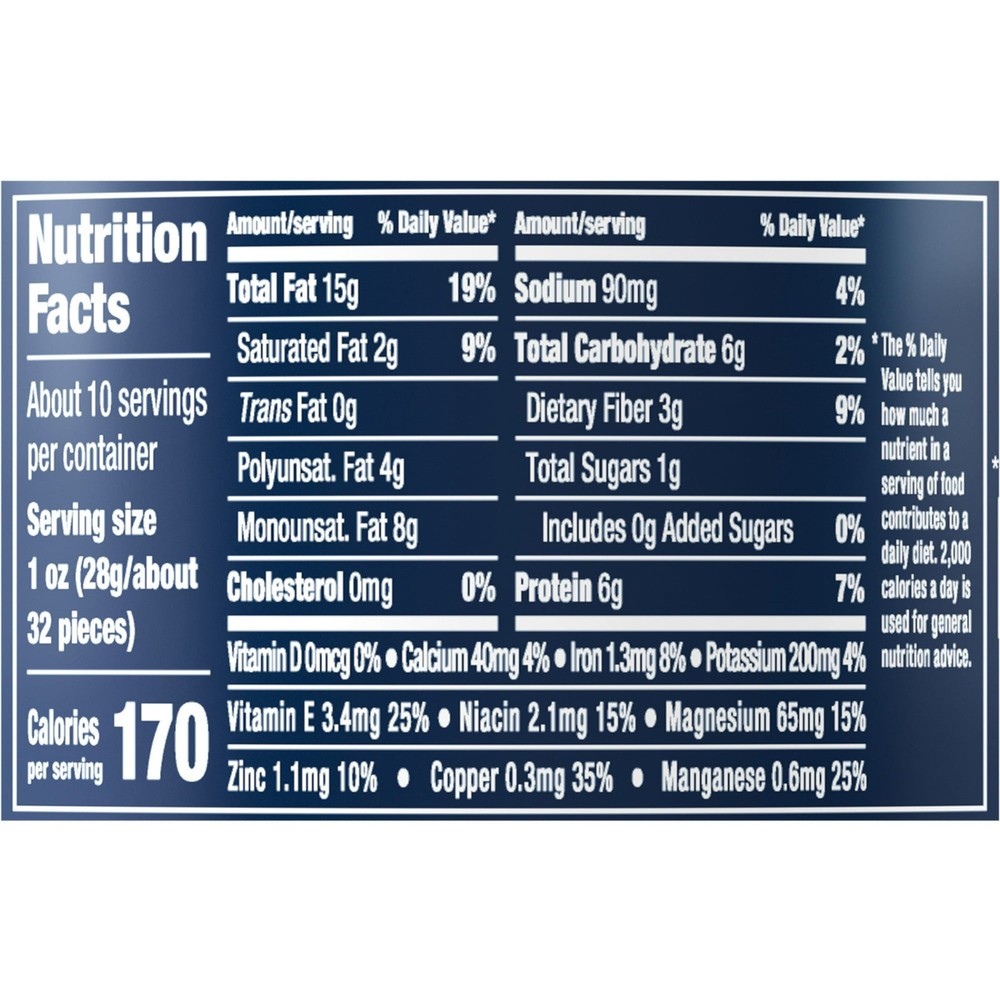PLANTERS Salted Mixed Nuts, Party Snacks, Plant-Based Protein 10.3oz (2 Pack)