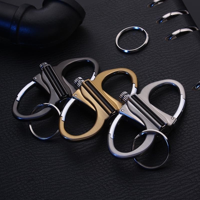 3 Pack Keychain Lighter, 2025 Permanent Match Infinity Lighter, Emergency Sur...