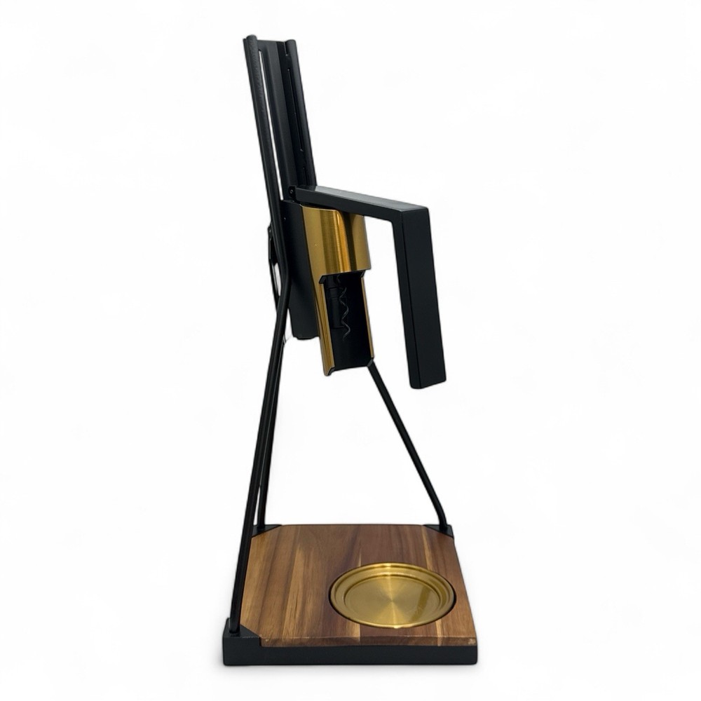 Rabbit Black Brass Tabletop Corkscrew Puller Barware