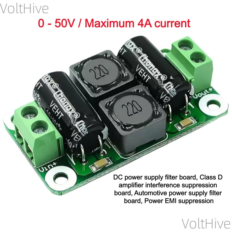 Class D Power Interference Suppression Board Automotive Power Filtering Board