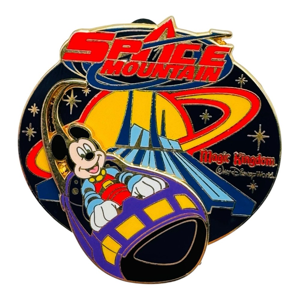 Mickey Mouse Space Mountain Rocket Ship Magic Kingdom 2008 Pin # 47822