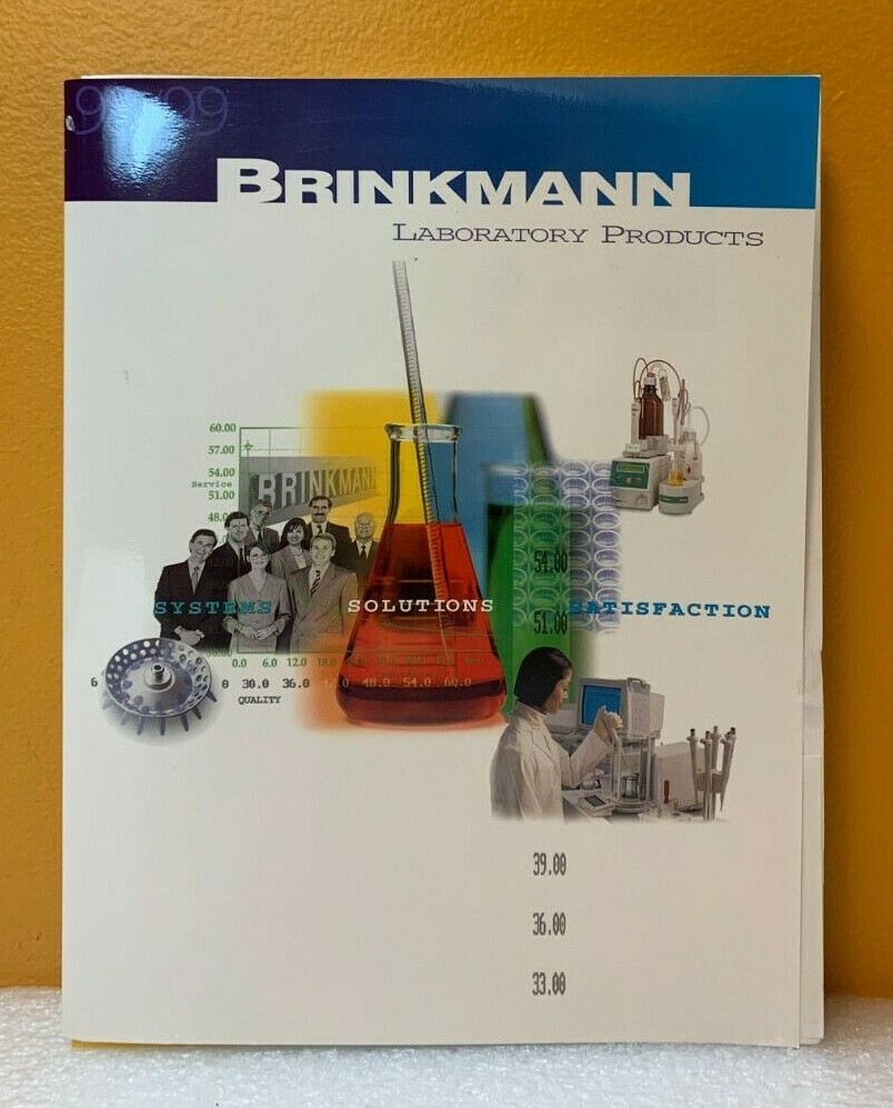 Brinkmann Laboratory Products 98/99 Catalog.