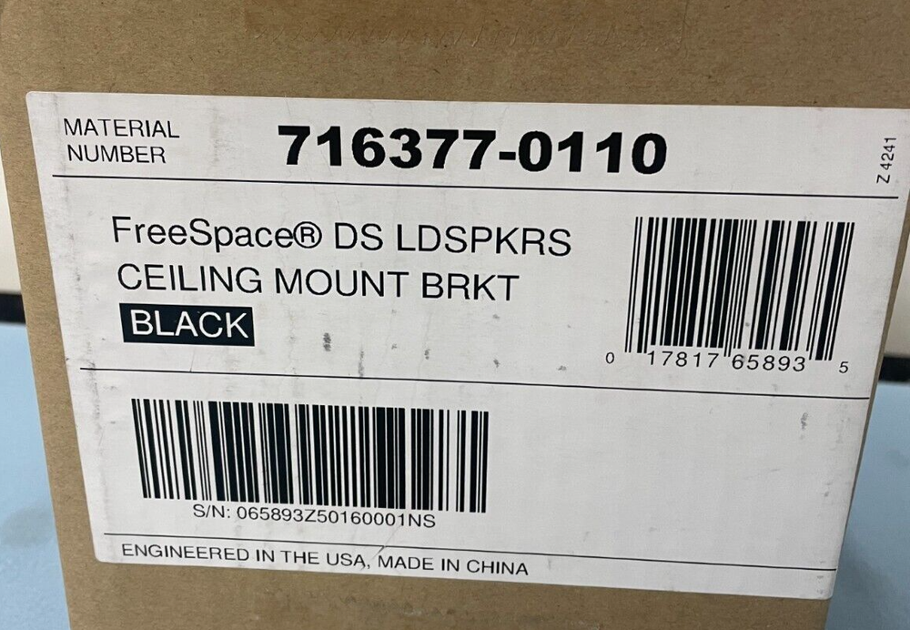 Bose Professional Black Ceiling Mount Bracket for Select FreeSpace Loudspeakers