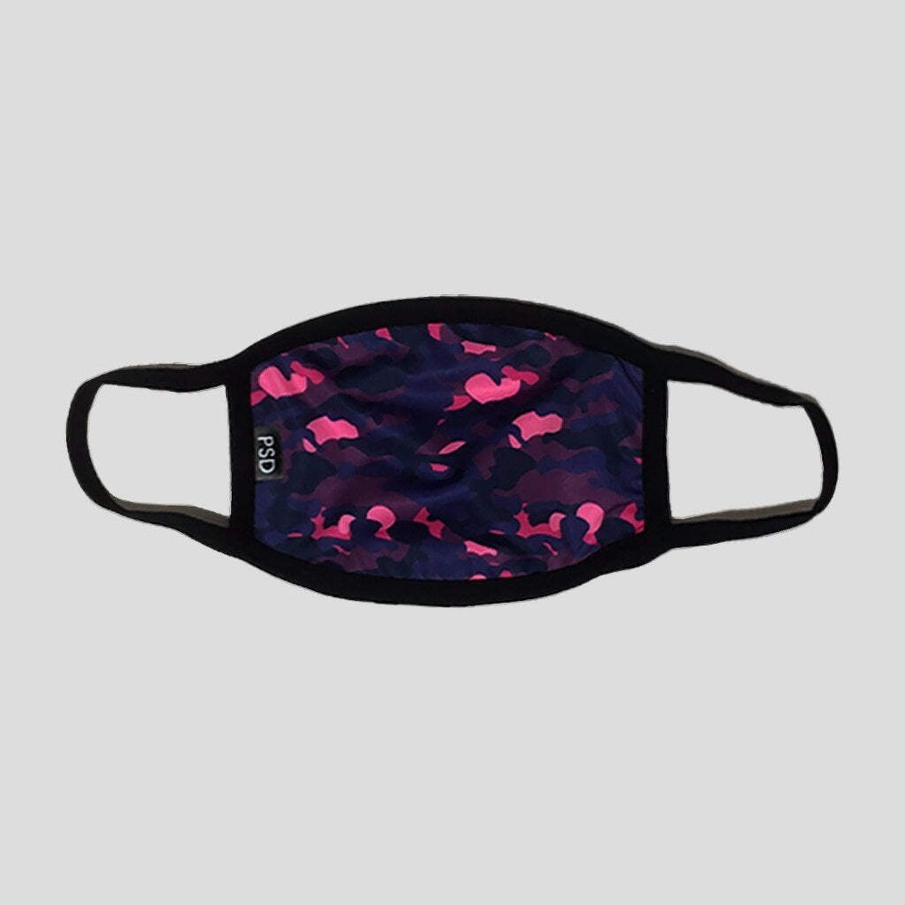 PSD Purple Camo Face Mask