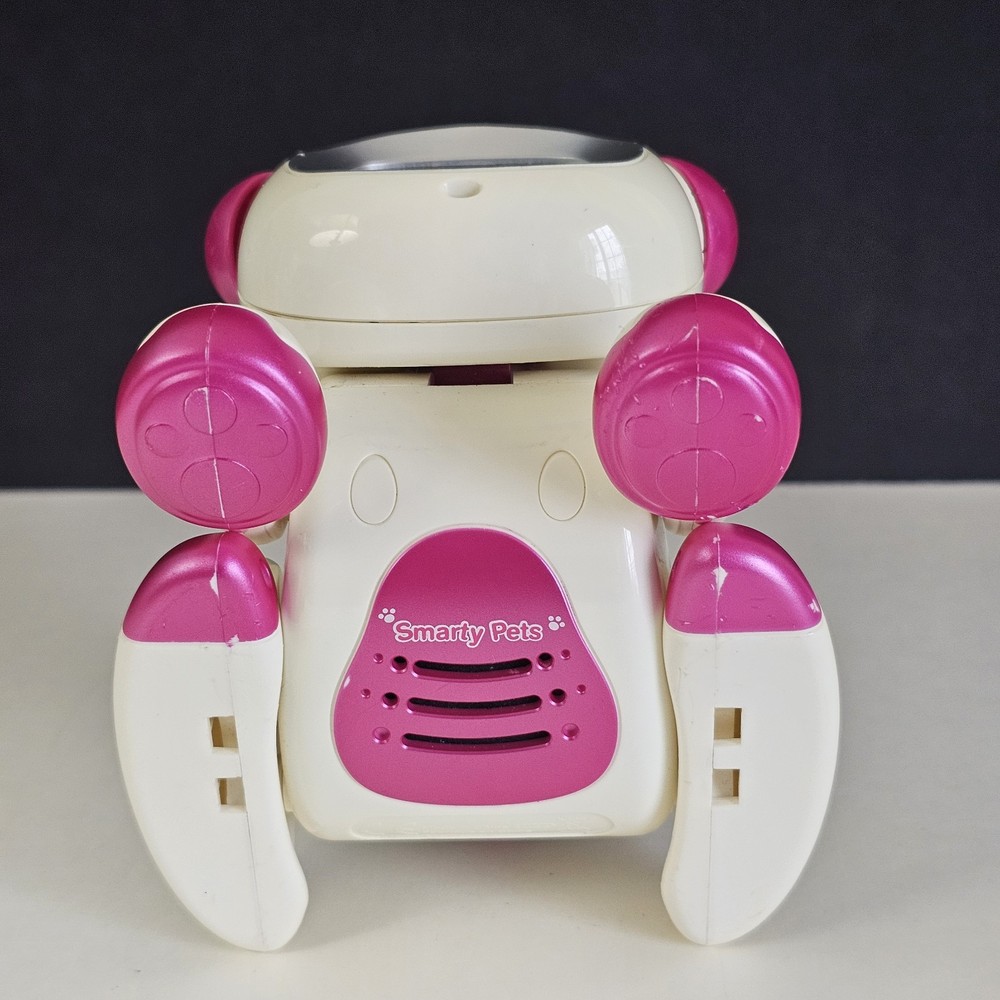 Vtech Smarty Pets Pink 2009 / RARE HTF / Voice Controlled / Clock / Works