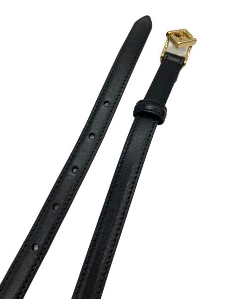 FENDI diamond logo belt black