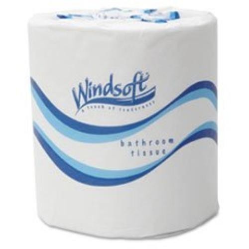 Windsoft 2405 Embossed Bath Tissue, 2-ply, 500 Sheets/roll, 48 Rolls/carton