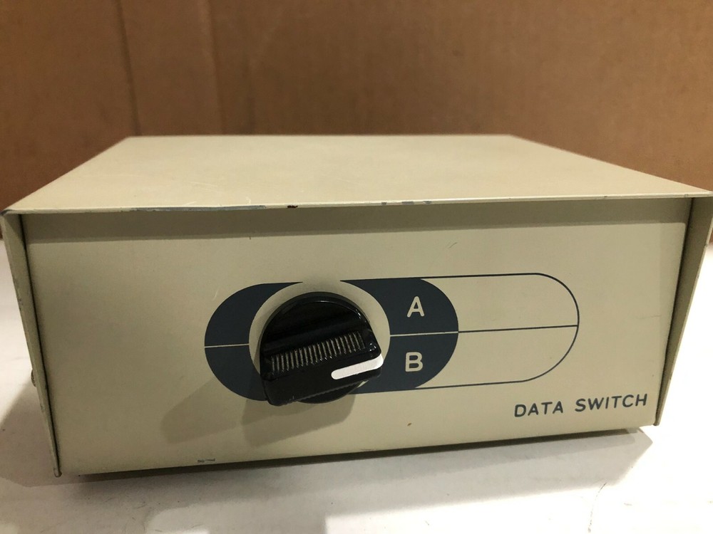 DATA TRANSFER A,B MANUAL SWITCH 6 PARALLEL PORTS FREE SHIPPING
